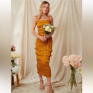 V. Chapman Lily Dress in Chai Tea - size 0